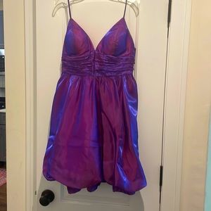 Short Purple Pink Lyndia Dress